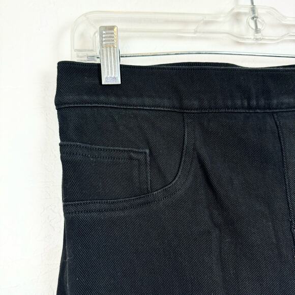 SPANX Jean-ish Ankle Textured Jegging Leggings Black Size M Minimal Shapewear - Picture 8 of 14